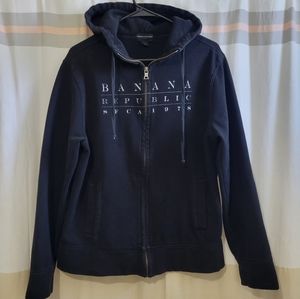 Banana Republic  Jacket zip up hoodie sz M